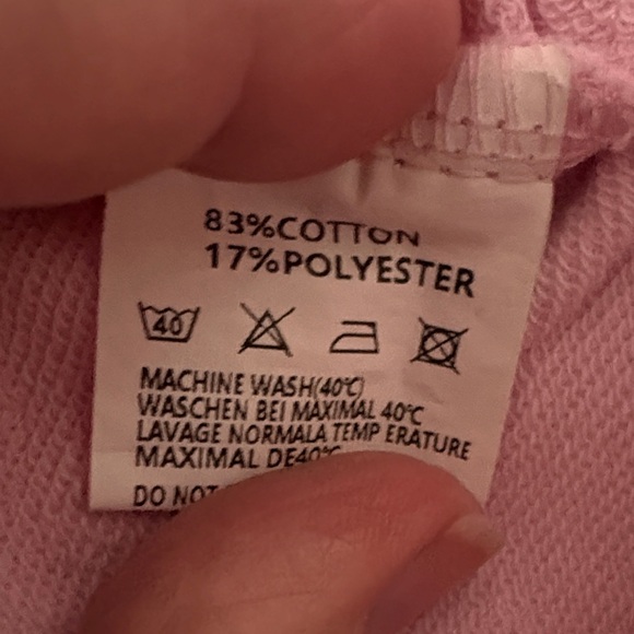 Pink Peace Sign Sweatshirt - Picture 3 of 3